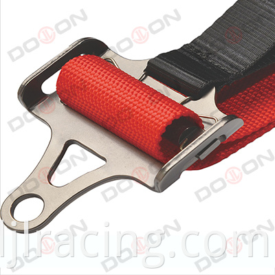 Durable 2 Inch 5 Points SFI 16.1 Certified Webbing Straps Red New Camlock Safety Waist Belt